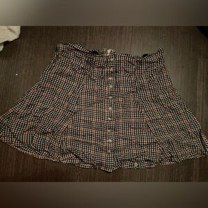 Plaid Skirt